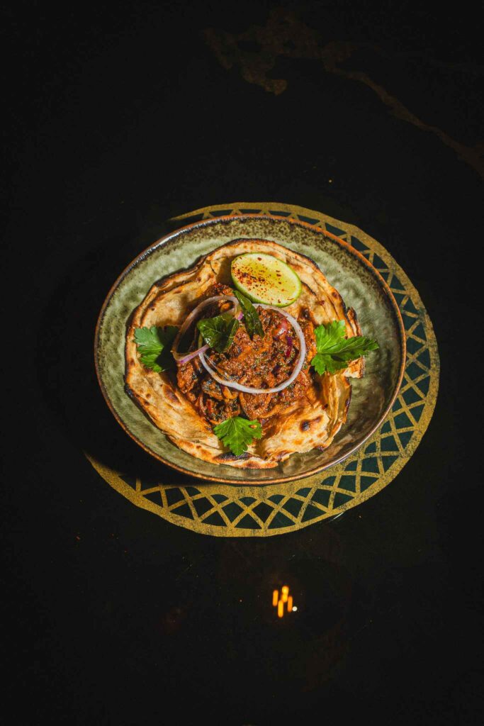 Lamb Boti Paratha